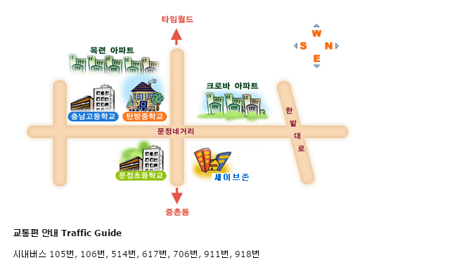 오시는길